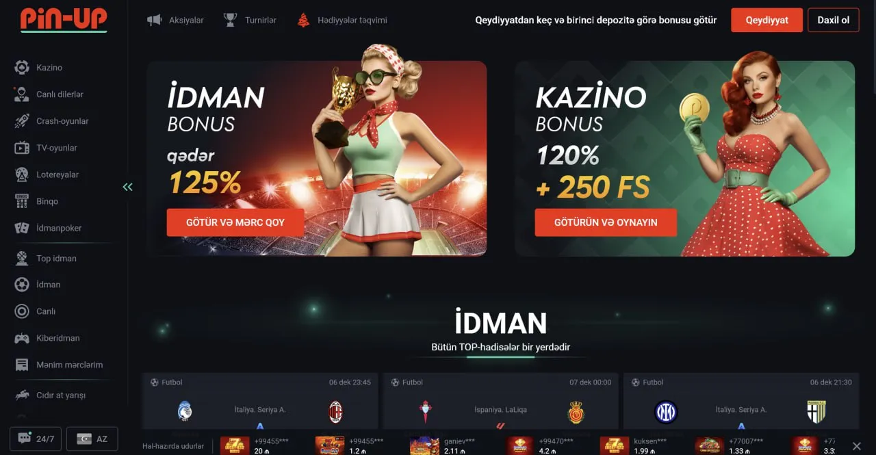 pin up casino rəsmi sayt